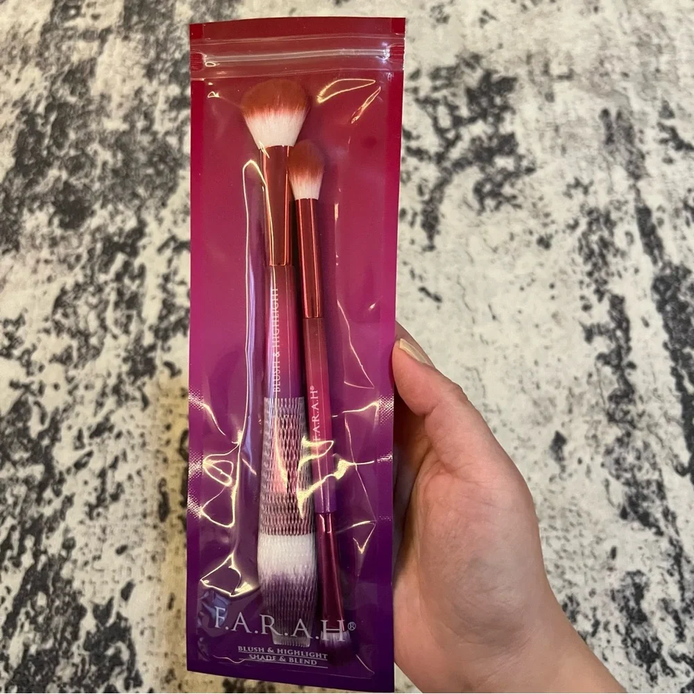 F.A.R.A.H Blush & Highlight and Shade & Blend Brush Set